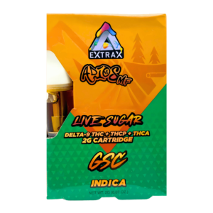 Delta Extrax THCa Live Sugar Cartridge – 2g (Adios MF Collection)